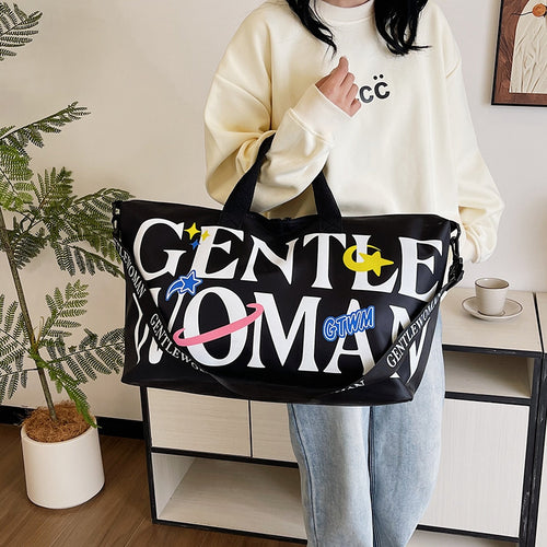 Trendy Graphic Tote Bag Bowlift