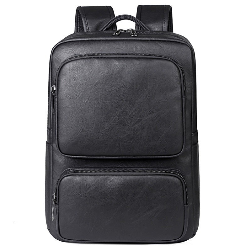 Premium Leather Business Laptop Backpack Bowlift