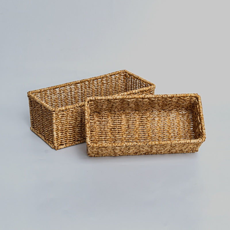 Ladies Rectangular Natural Basket Area Bowlift