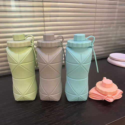 Women collapsible silicone drinking bottle Bowlift