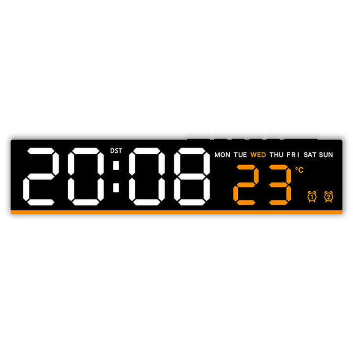 Digital LED weather clock with large display Bowlift