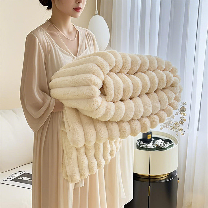 Women Luxury Fleece Blanket Bowlift