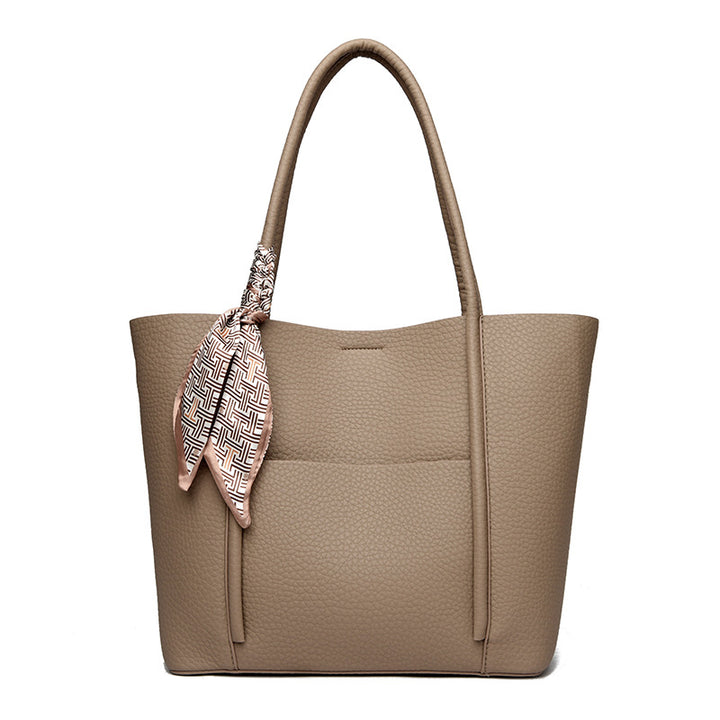 Textured Leather Tote Bag Bowlift