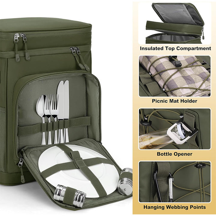 Multifunctional Cooler Backpack Bowlift