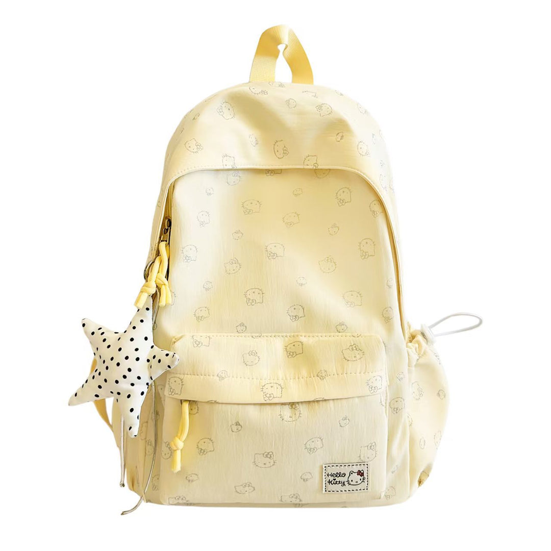 Cute Character Print Backpack Bowlift