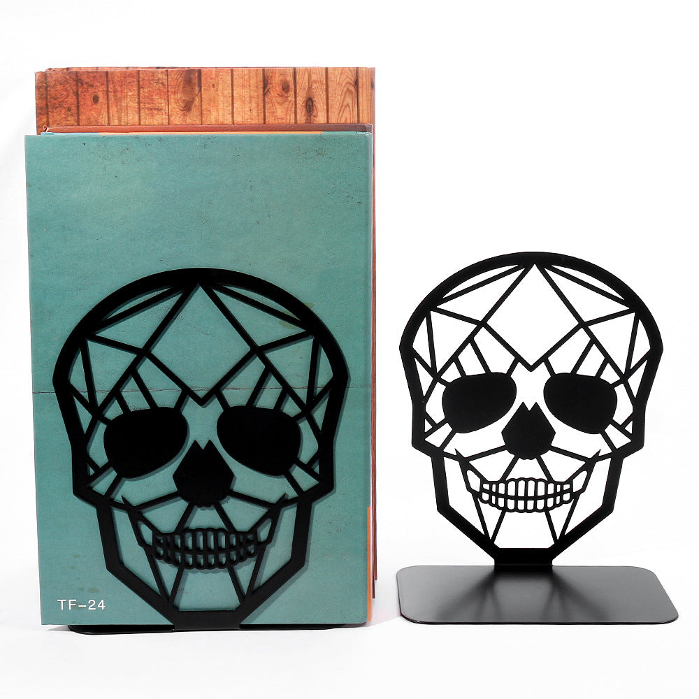 Decorative Skull-Shaped Bookend
