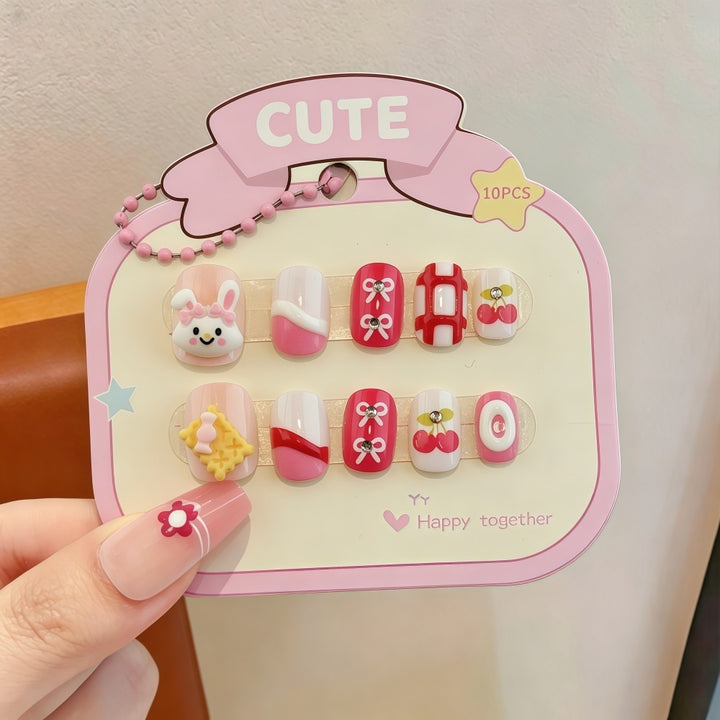 Creative artificial nails with 3D designs Bowlift