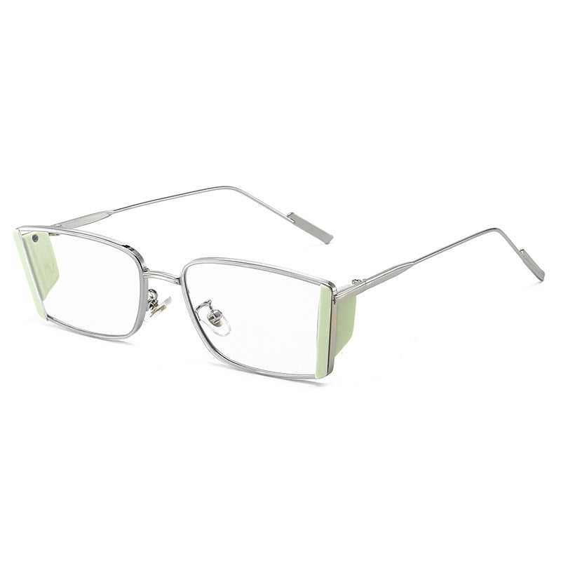 Ladies elegant square sunglasses with fine metal frame Bowlift