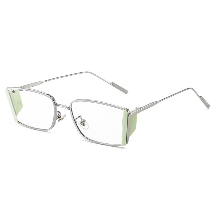 Ladies elegant square sunglasses with fine metal frame Bowlift