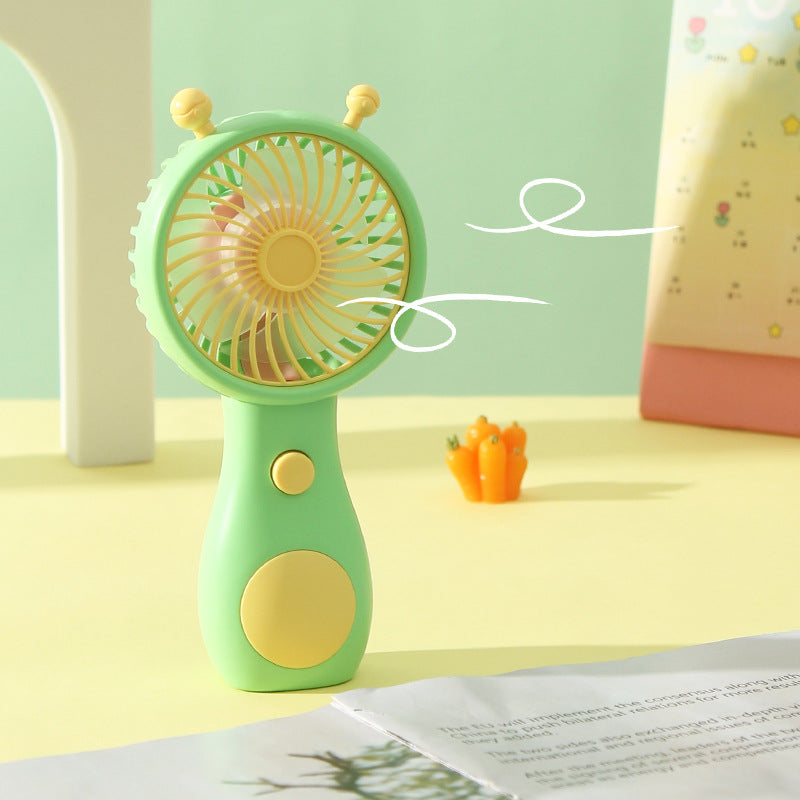 Women Portable Mini Fan with Ergonomic Handle Bowlift