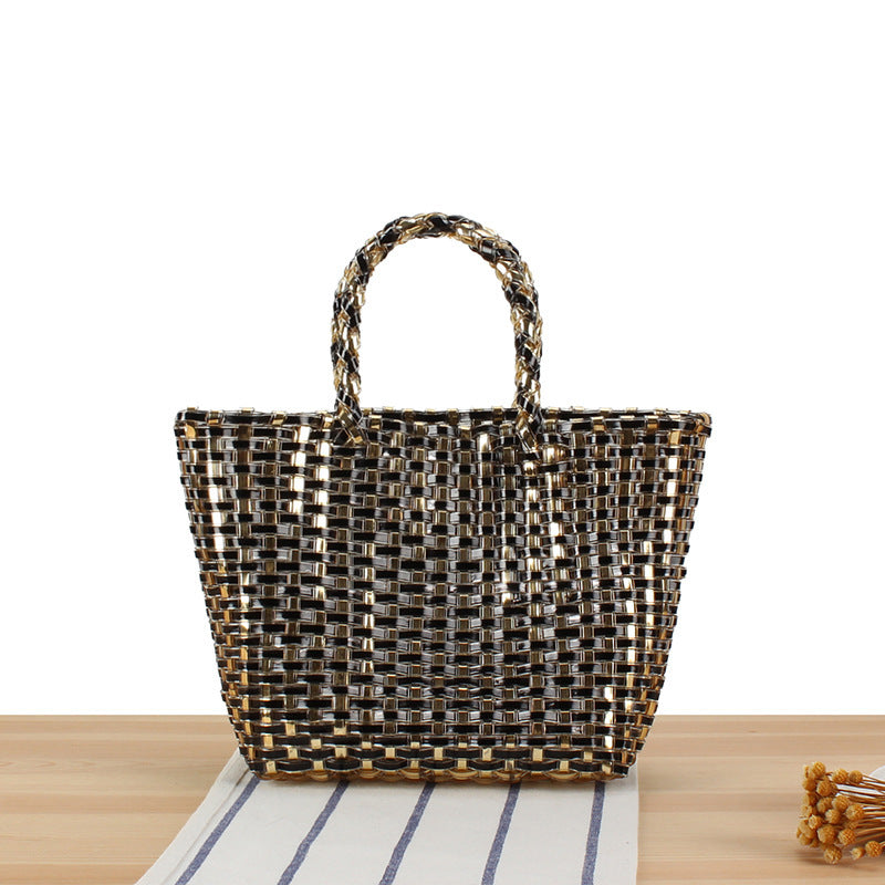 Refined wicker tote bag Bowlift