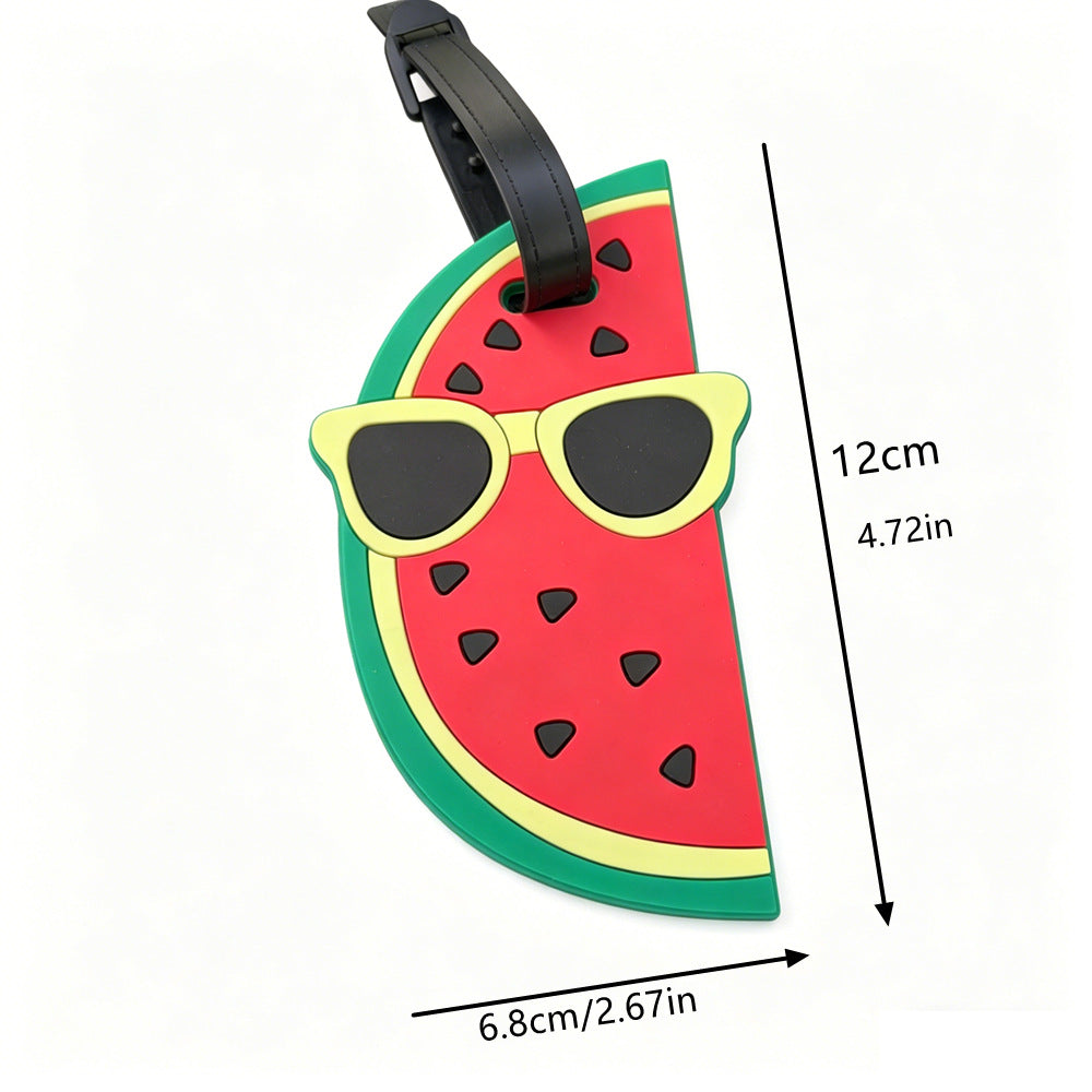 Watermelon-Themed Luggage Tag Bowlift