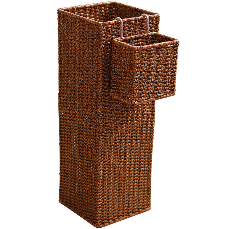 Decorative Wicker Storage Vase Bowlift