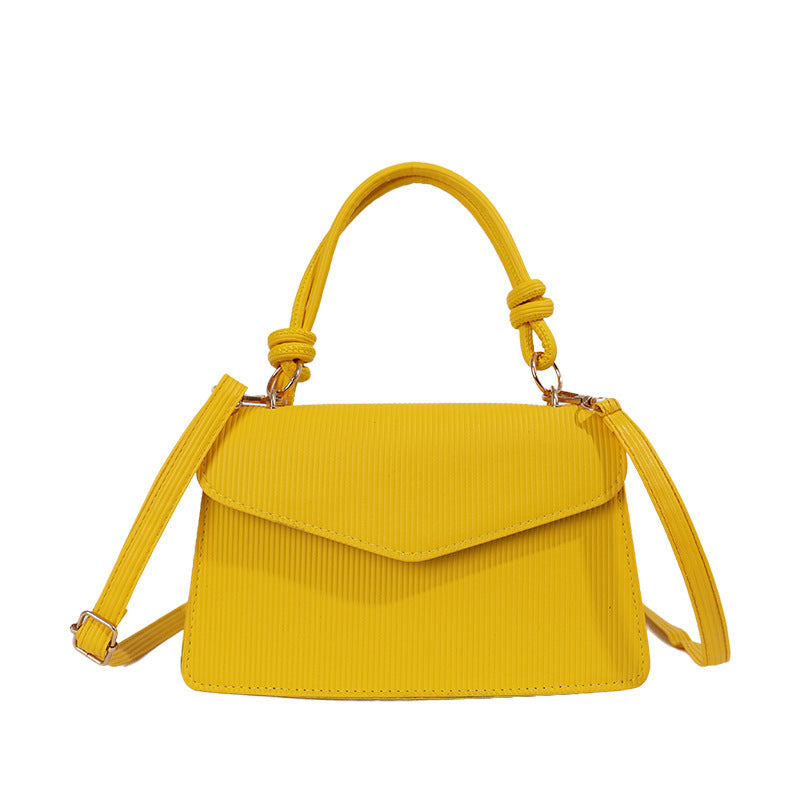 WoRibbed Texture Structured Handbag Bowlift