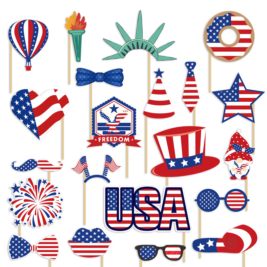 Ladies creative photo glasses collection for patriotic holidays Bowlift