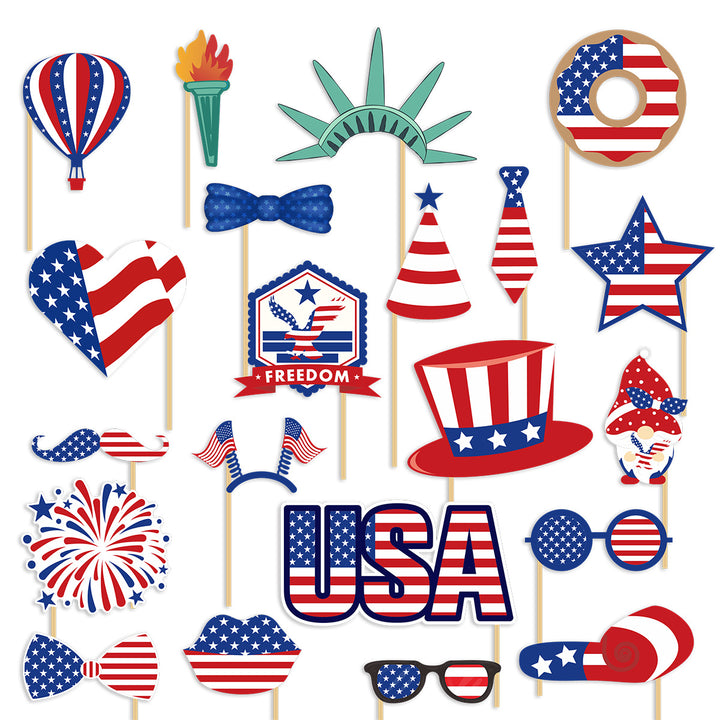 Ladies creative photo glasses collection for patriotic holidays Bowlift