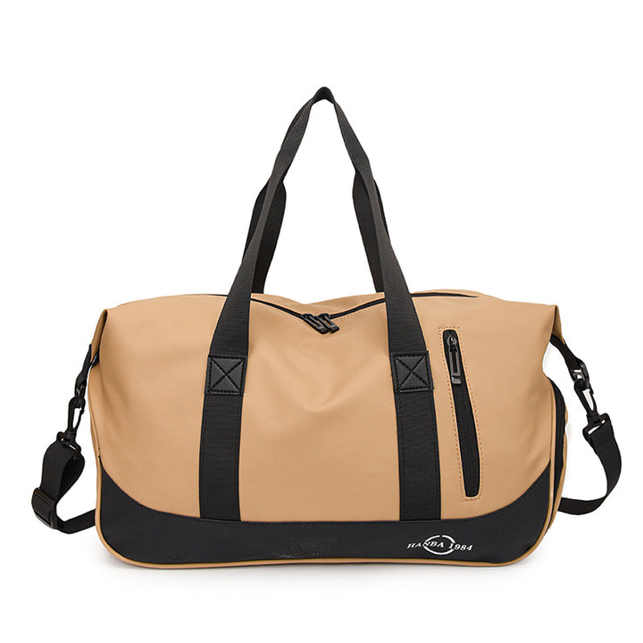 Sporty Everyday Travel Duffle with Practical Outside Pockets Bowlift