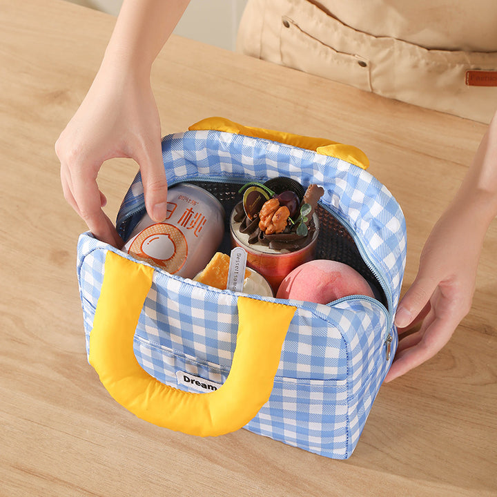 Insulated Lunch Bag with Colorful Handles Bowlift