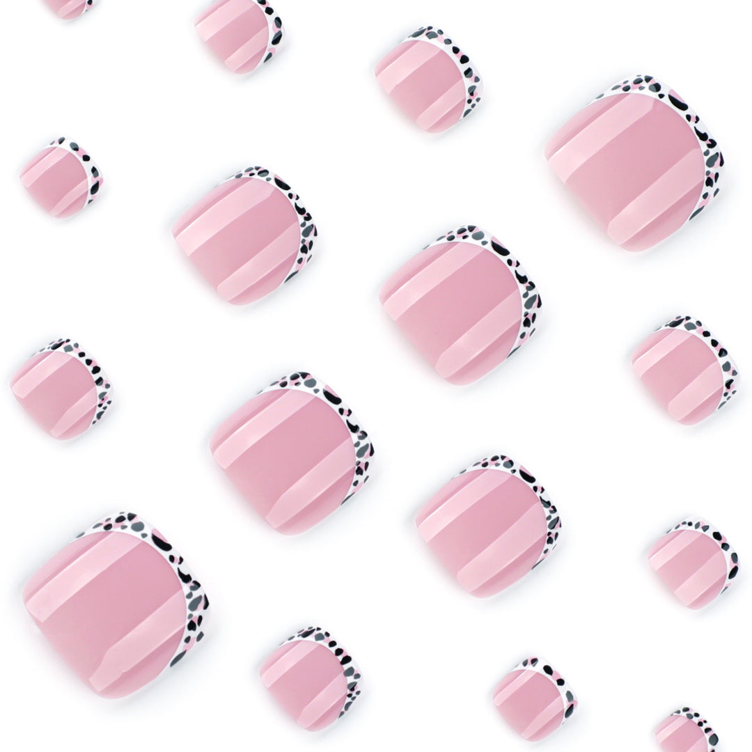 Artistic toenail design with elegant tips Bowlift