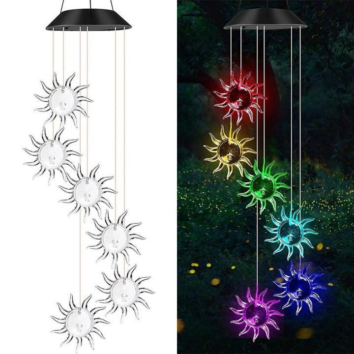 Decorative Flamingo Hanging Mobile Wind Chime Garden Ornament Bowlift