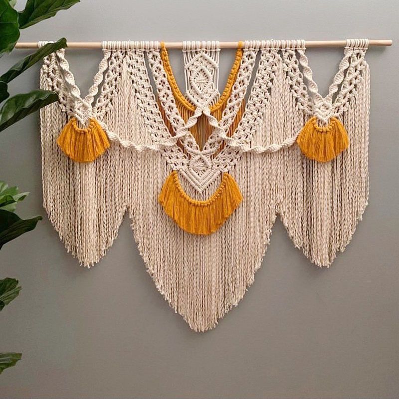 Decorative Macrame Wall Art Bowlift