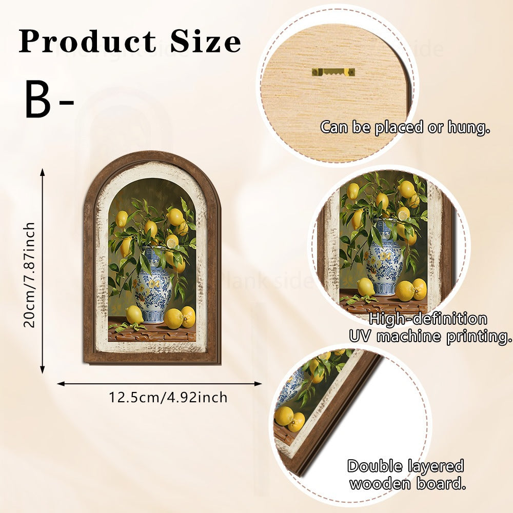 Wall decoration with lemon pattern Bowlift
