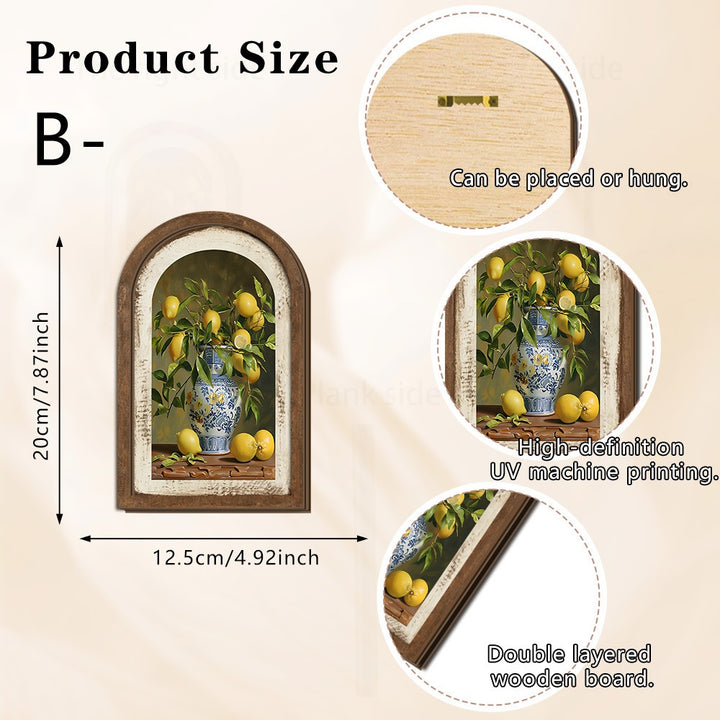 Wall decoration with lemon pattern Bowlift