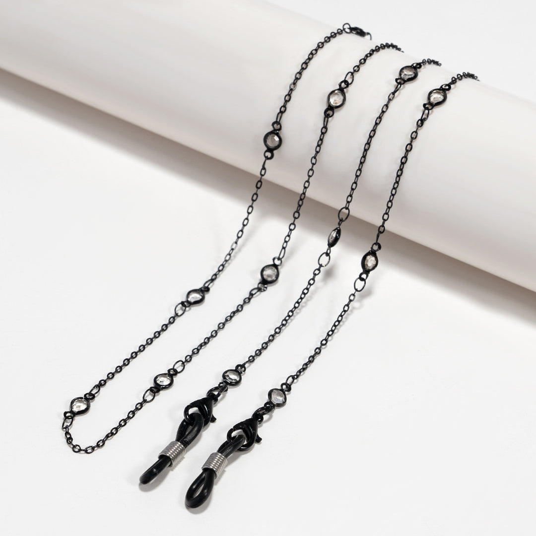 Decorative Eyewear Chain with Gem Detailing Bowlift
