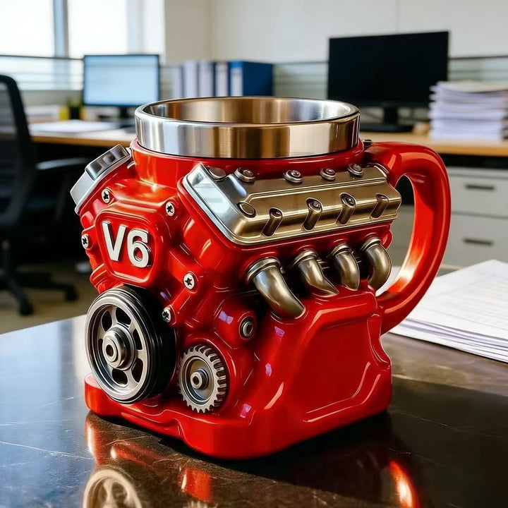 Mug in V6 Engine Design Bowlift