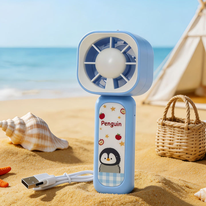 Women Portable Handheld Fan in Playful Panda Design Bowlift