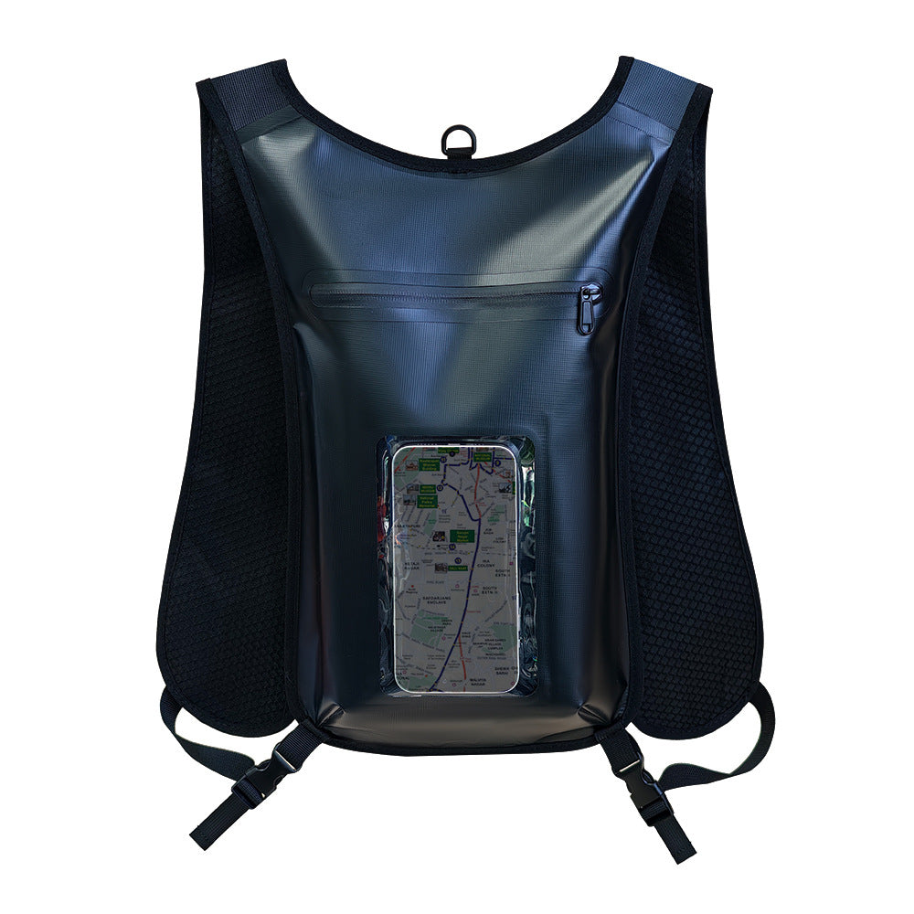 Waterproof Smartphone Backpack with Transparent Front Pocket Bowlift
