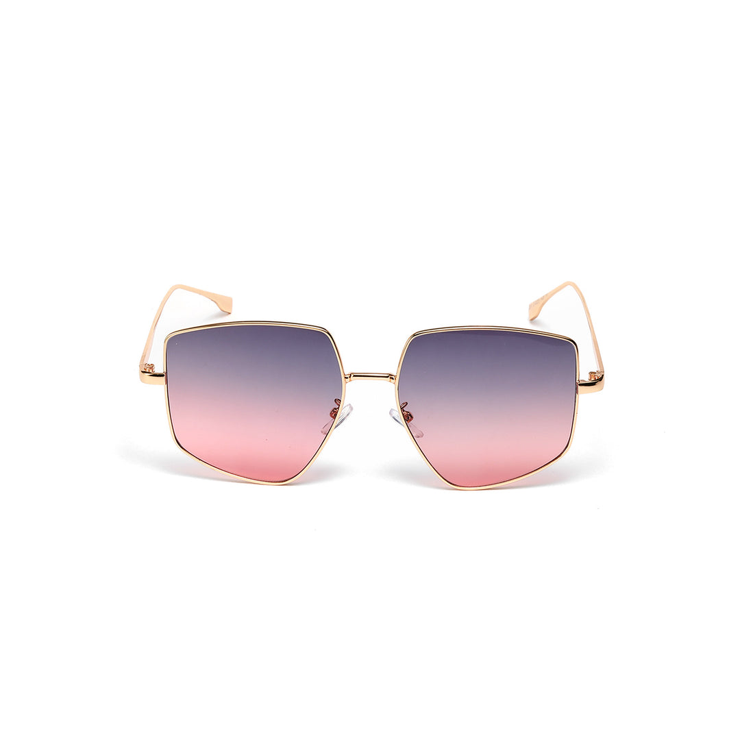 Women's square sunglasses with elegant metal frame Bowlift