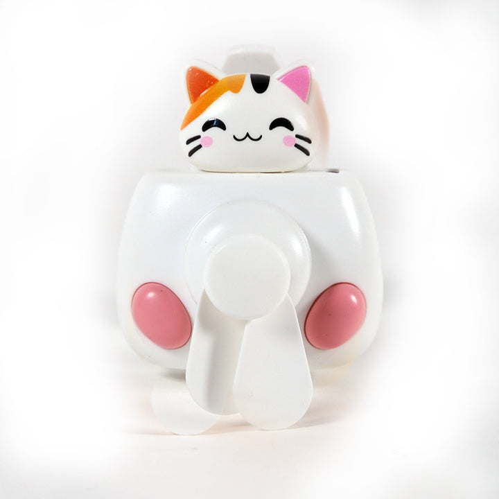Ladies hand fan with cat design Bowlift