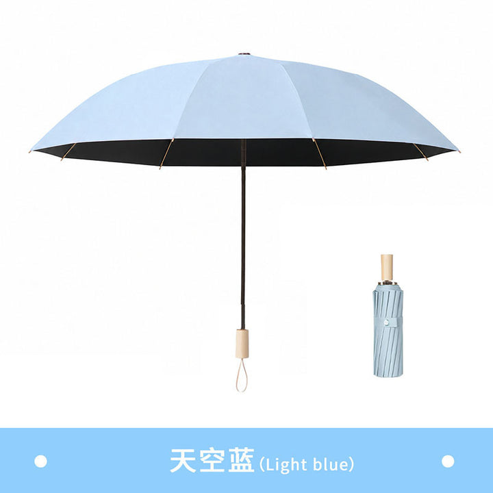 Women's automatic windproof umbrella with UV protection Bowlift
