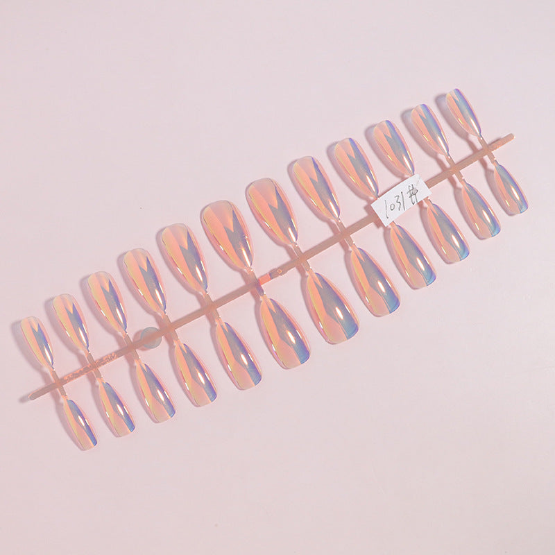 Artistic Gradient Press-On Nails Bowlift