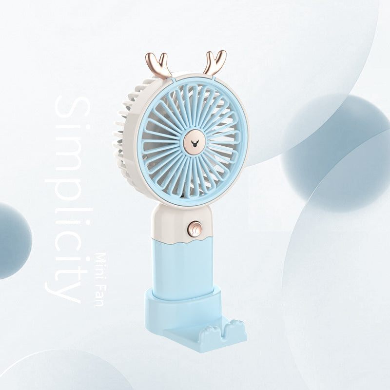 Unisex Compact Multi-Function Desk Fan Bowlift