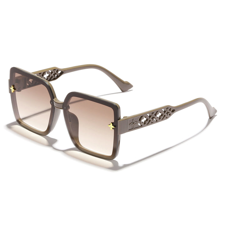 Ladies' fashionable sunglasses with a delicate frame and gradient lenses Bowlift