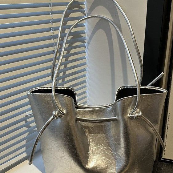 Stylish Leather Tote Bag Bowlift