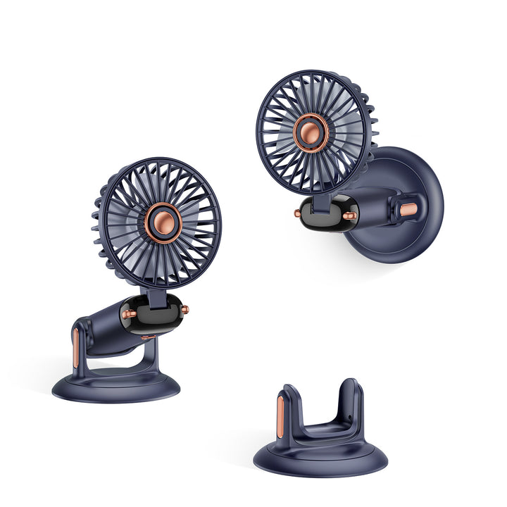 Portable Oscillating Mini Fan with Adjustable Mount Bowlift