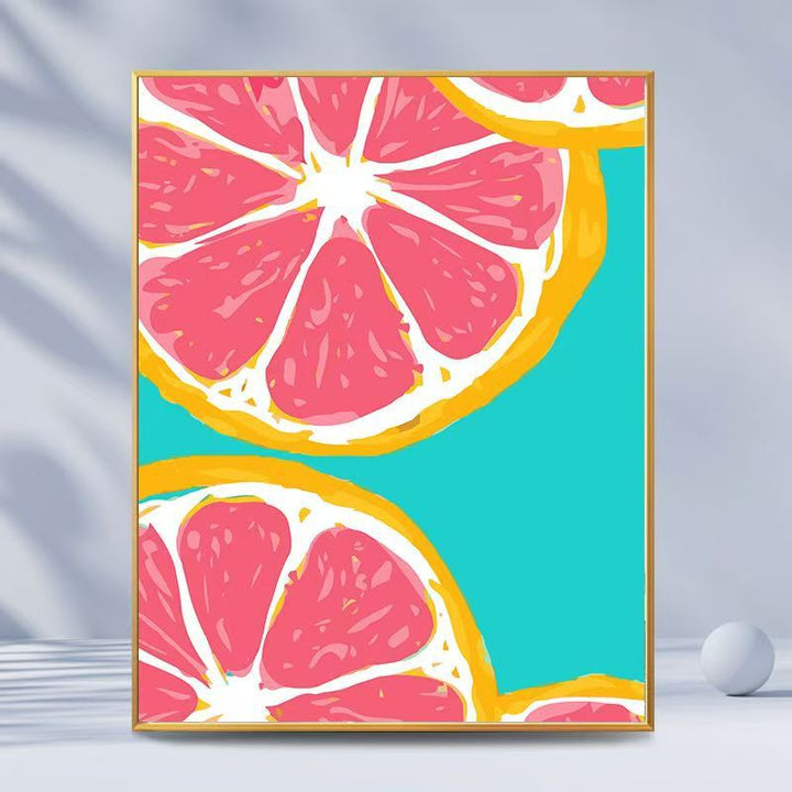 Citrus-Inspired Graphic Art Print Bowlift
