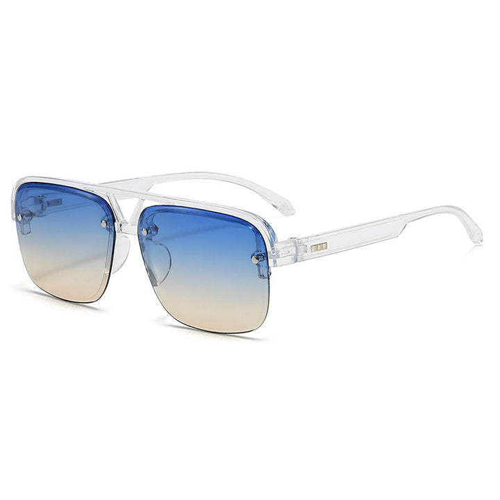 Women’s fashionable square sunglasses with transparent frame Bowlift