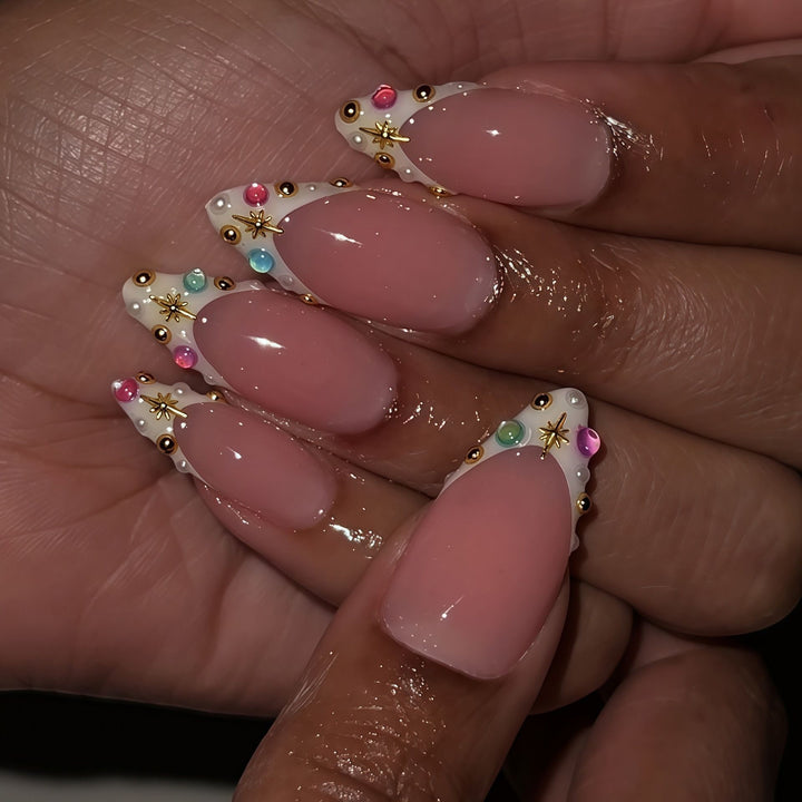 Decorative Press-On Nail Art Set Bowlift