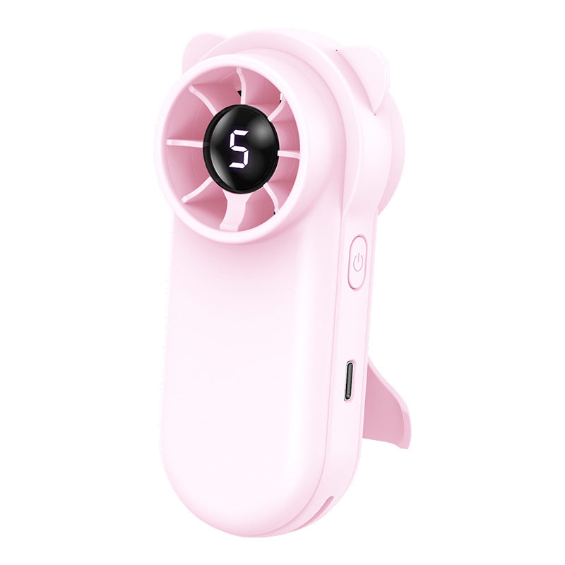 Unisex Portable Mini Handheld Fan with USB Charging Function and Animal Design Bowlift