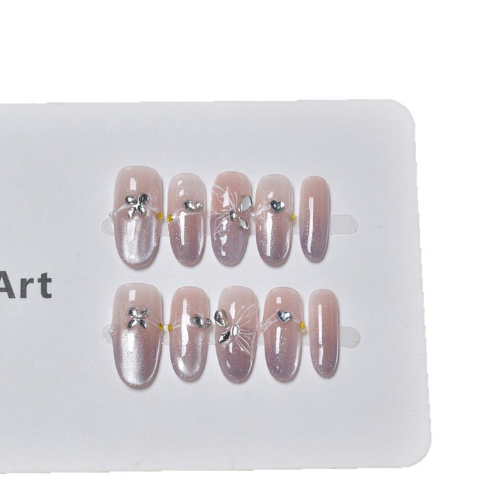 Decorative 3D Embellished Nail Extensions Bowlift