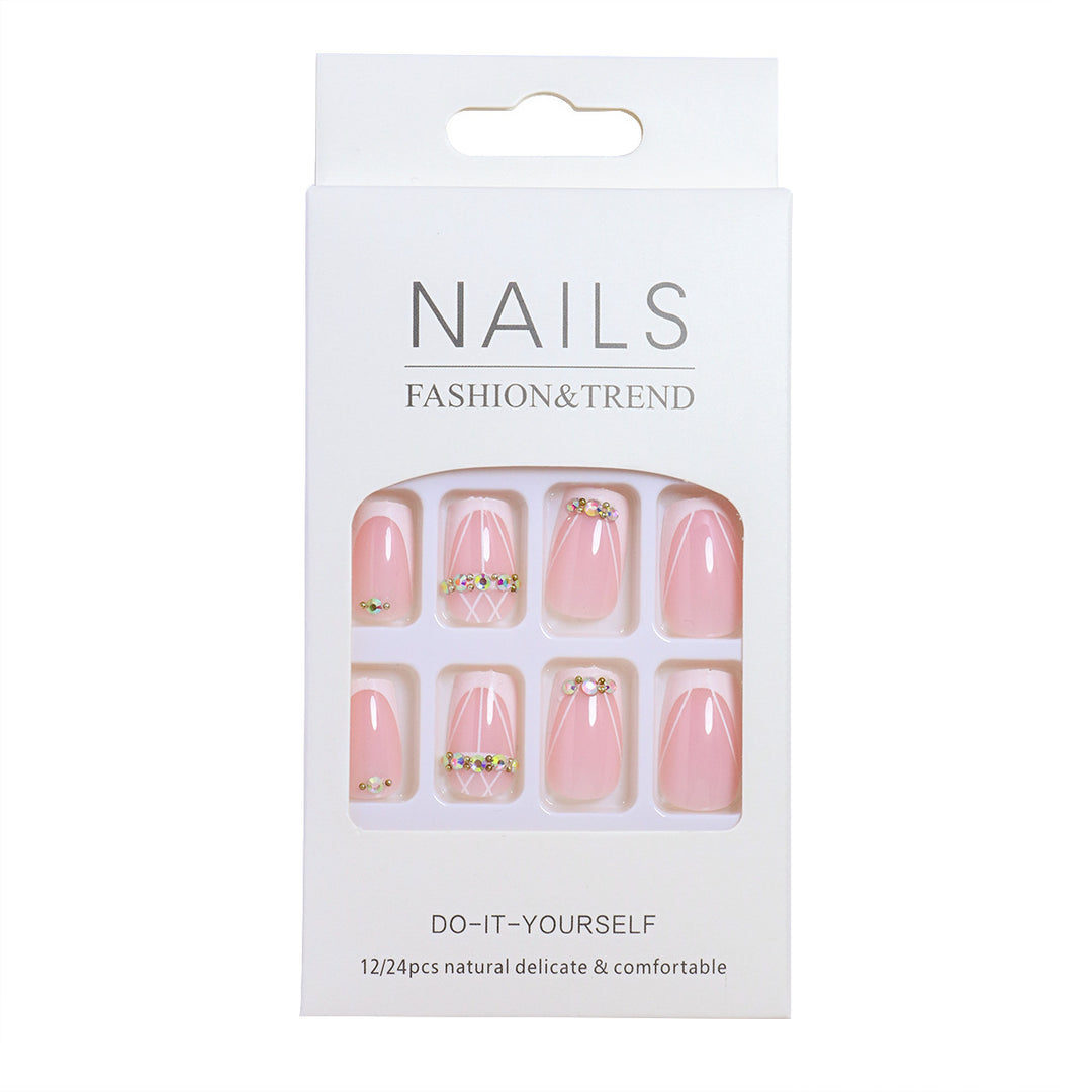 Elegant DIY Natural Look Press-On Nails Bowlift