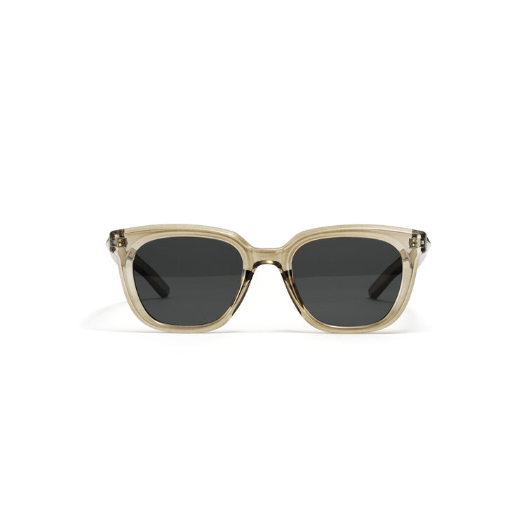Ladies fashionable transparent sunglasses with slim frame and UV protection Bowlift