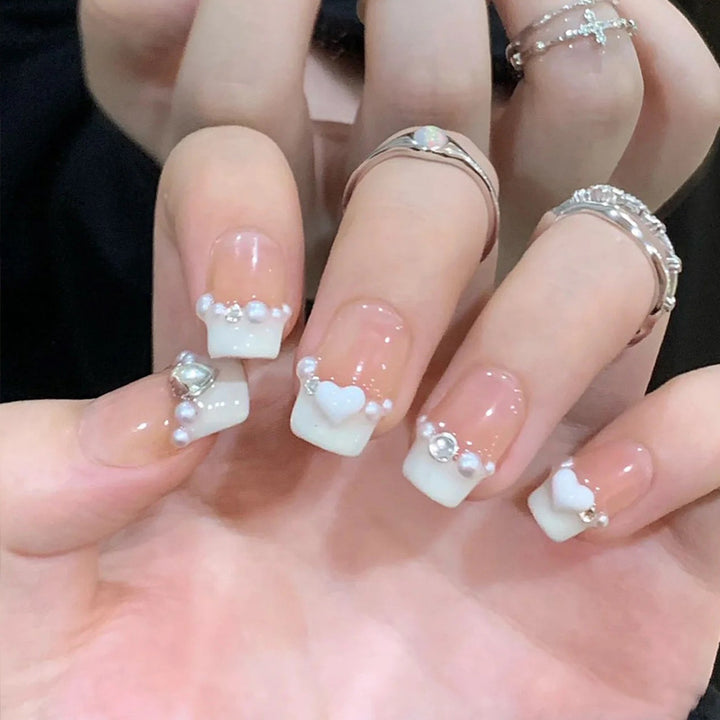 Themed Nail Art Press-On Nails with Cute Character and Bow Designs Bowlift