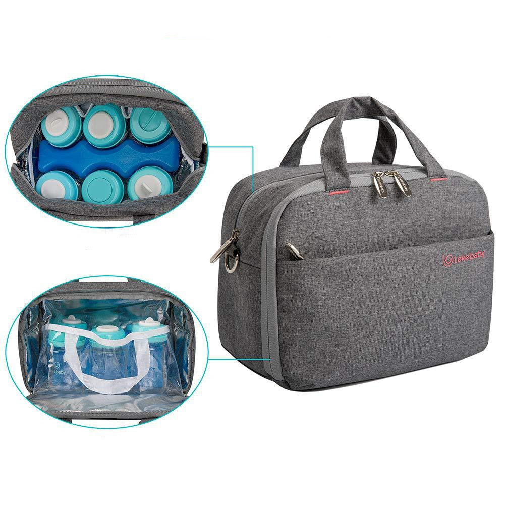 Unisex cooler bag with two opening types and insulating interior Bowlift