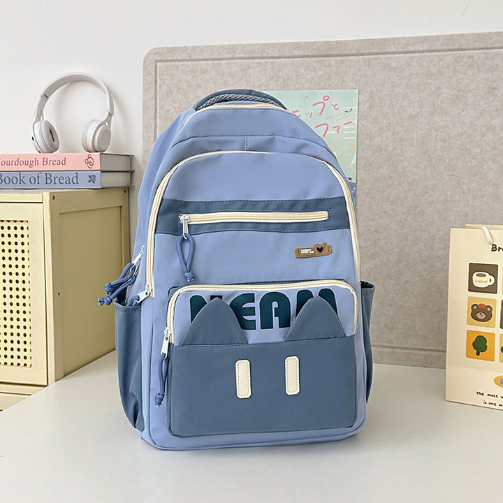 Cute Cat-Themed Backpack