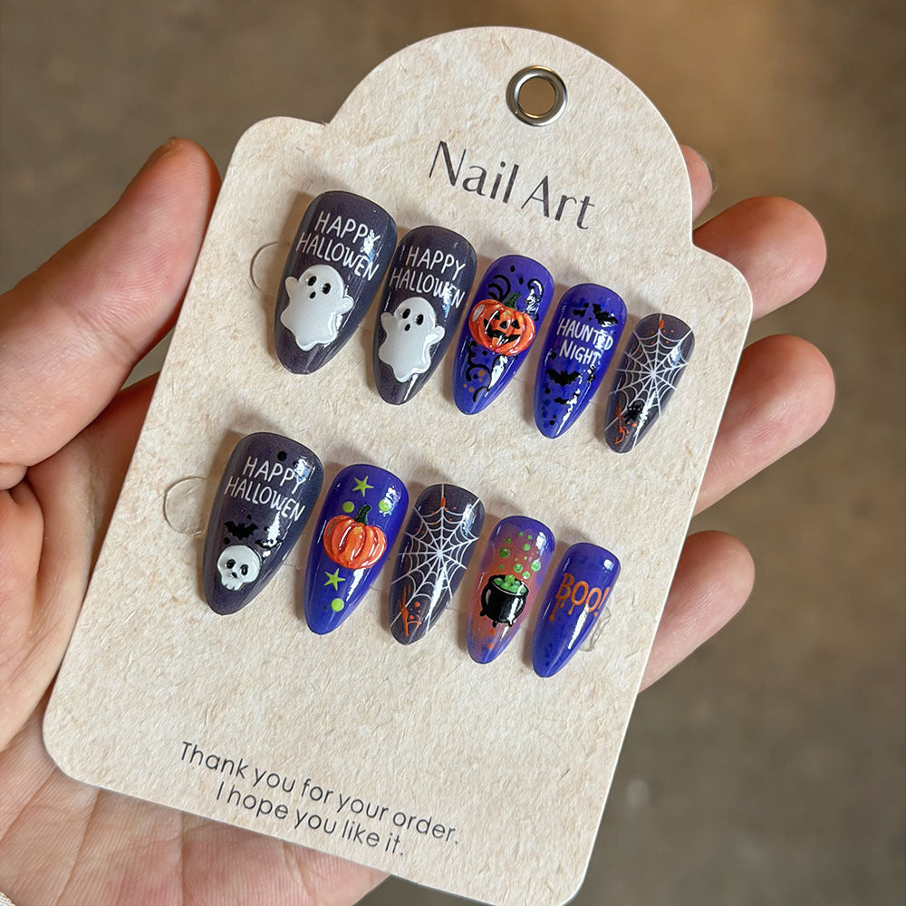 Halloween-Themed Press-On Nail Collection Bowlift